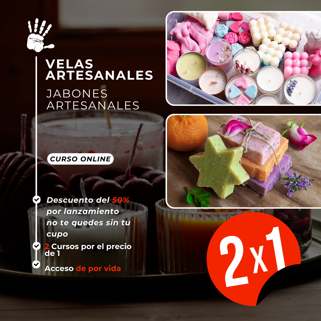 CURSO ONLINE: JABONES Y VELAS ARTESANALES